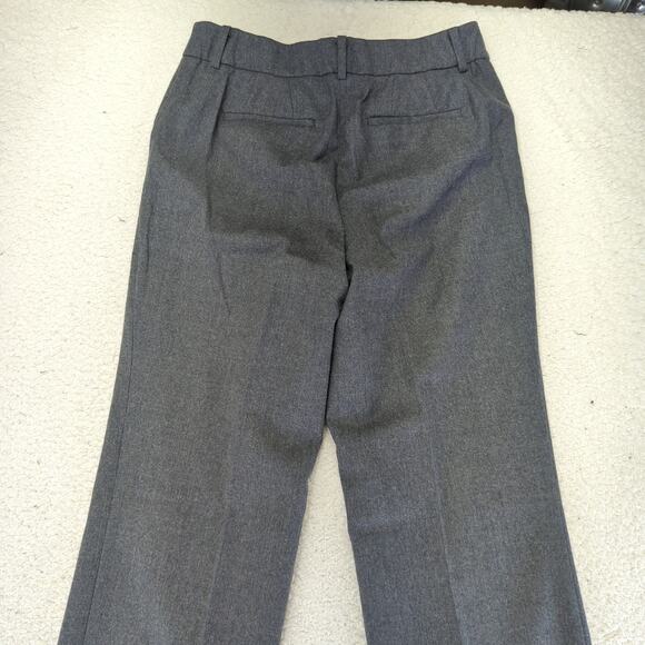 Talbots Wool Stretch Trouser Pants Dress Pants Women's 4 Gray Woven Italy Lined - Picture 5 of 9
